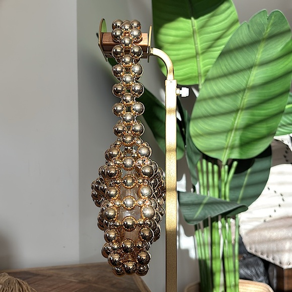 NWT🟡🟡🟡⭐️Gold Bauble Bag🌟🟡🟡🟡 - Picture 4 of 8